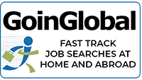 Logo that says Goin Global. Fast track job searches at home and abroad