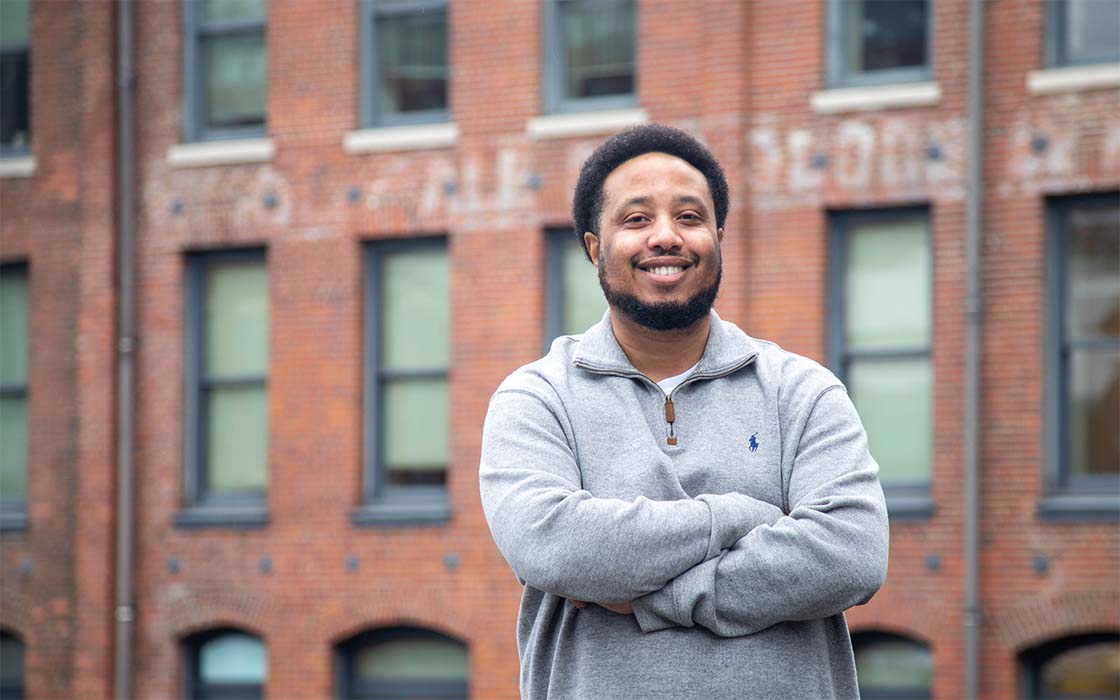 Omari Amili, '14, '16, director of Husky Post Prison Pathways program at UW Tacoma