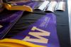 Milgard pennants on a table