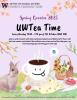 The flyer for spring UWTea Time